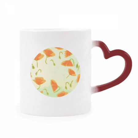 flowers en decoration painting heat sensitive mug red color changing stoneware cup
flowers en decoration painting heat sensitive mug red color changing stoneware cup