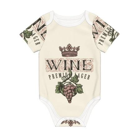 Coaee Wine for Soft Cotton Baby Short-Sleeve Bodysuit Baby Girls Boys Bodysuit Romper
Coaee Wine for Soft Cotton Baby Short-Sleeve Bodysuit Baby Girls Boys Bodysuit Romper