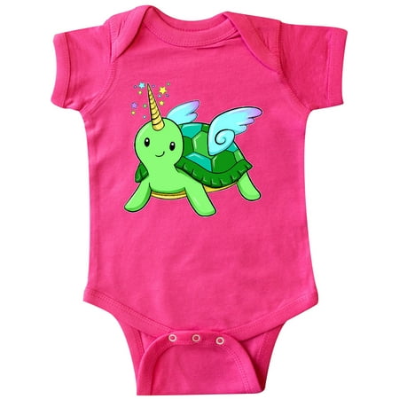 Inktastic Cute Uni-turtle with Wings Gift Baby Boy or Baby Girl Bodysuit
