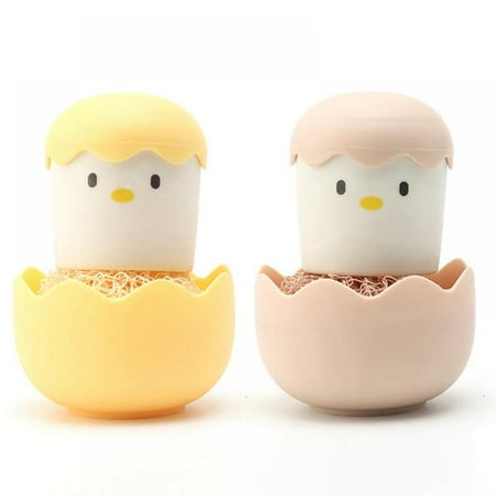 Cartoon Eggshell Chicken Handle Pot Brush Kitchen Replaceable Fiber Cleaning Ball To Pollution Cleaning Brush Detachable Dismissive Brush
Cartoon Eggshell Chicken Handle Pot Brush Kitchen Replaceable Fiber Cleaning Ball To Pollution Cleaning Brush Detachable Dismissive Brush