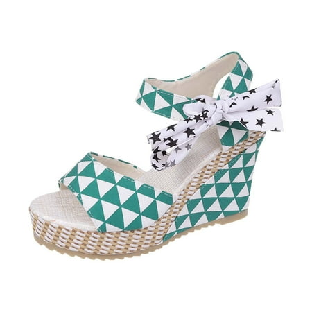 Womens Wedge Sandals Fashion Platform 10CM Heel Sandals Shoes Thick Bottom Silk Ribbon Sandals
Womens Wedge Sandals Fashion Platform 10CM Heel Sandals Shoes Thick Bottom Silk Ribbon Sandals