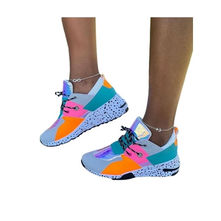 Rockomi Women Athletic Shoes Wedge Sneakers Lace Up Walking Shoe Ladies Casual Leopard Trainers Comfortable Platform Yellow 7
Rockomi Women Athletic Shoes Wedge Sneakers Lace Up Walking Shoe Ladies Casual Leopard Trainers Comfortable Platform Yellow 7