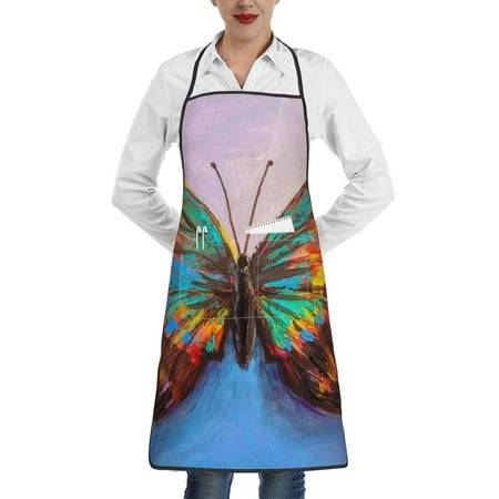 Rocae Oil Painting Beautiful Butterfly for Kitchen Aprons for Women Adjustable Cooking Kitchen Chef Apron for Men with Pockets
Rocae Oil Painting Beautiful Butterfly for Kitchen Aprons for Women Adjustable Cooking Kitchen Chef Apron for Men with Pockets
