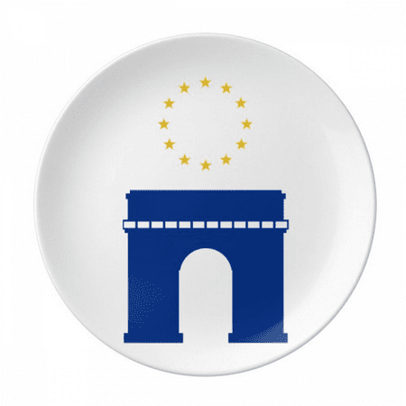 Arc De Triomphe French European Symbol Plate Decorative Porcelain Salver Tableware Dinner Dish
Arc De Triomphe French European Symbol Plate Decorative Porcelain Salver Tableware Dinner Dish