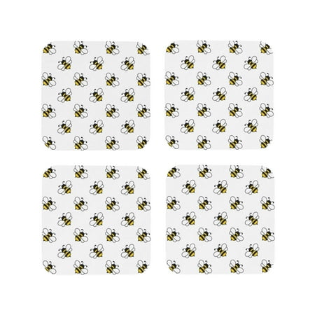 Leather Coasters with Heat-resistant for Drinks Bee print B Cup Coasters Cup Pad Mat for Tabletop Protection Coffee Table Office Desk and Housewarming Gift
Leather Coasters with Heat-resistant for Drinks Bee print B Cup Coasters Cup Pad Mat for Tabletop Protection Coffee Table Office Desk and Housewarming Gift