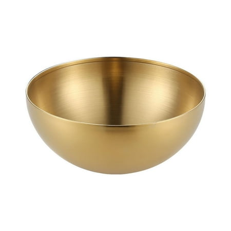 Metal Bowls Multifunction Stackable High Capacity Reusable Salad Bowls Stainless Steel Mixing Bowls for Rice Ice cream Prepping Aureate 15cm
Metal Bowls Multifunction Stackable High Capacity Reusable Salad Bowls Stainless Steel Mixing Bowls for Rice Ice cream Prepping Aureate 15cm