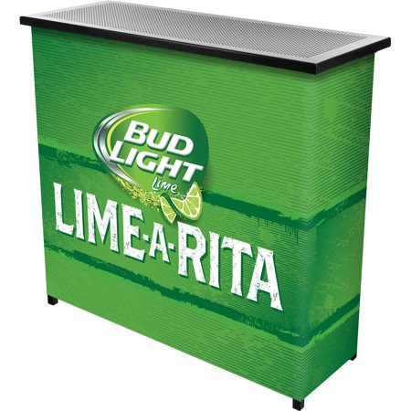 Bud Light LimeARita 2Shelf Portable Bar with Carrying Bud Light LimeARita 2Shelf Portable Bar with Carrying