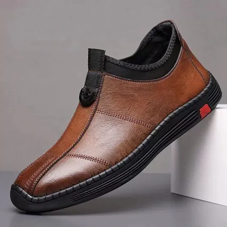 Men‘s Leather Wear-resistant Casual Soft Sole Warm Fleece Comfortable Loafers Winter
Men‘s Leather Wear-resistant Casual Soft Sole Warm Fleece Comfortable Loafers Winter