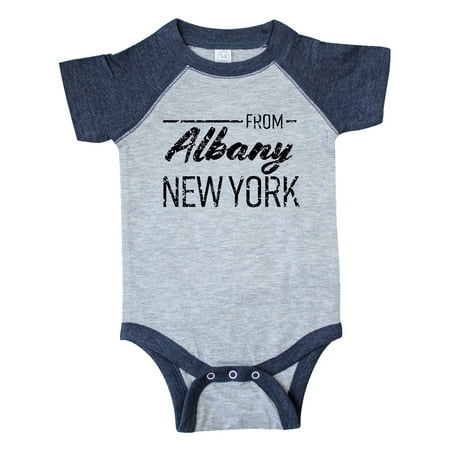 Inktastic From Albany New York in Black Distressed Text Gift Baby Boy or Baby Girl Bodysuit
Inktastic From Albany New York in Black Distressed Text Gift Baby Boy or Baby Girl Bodysuit