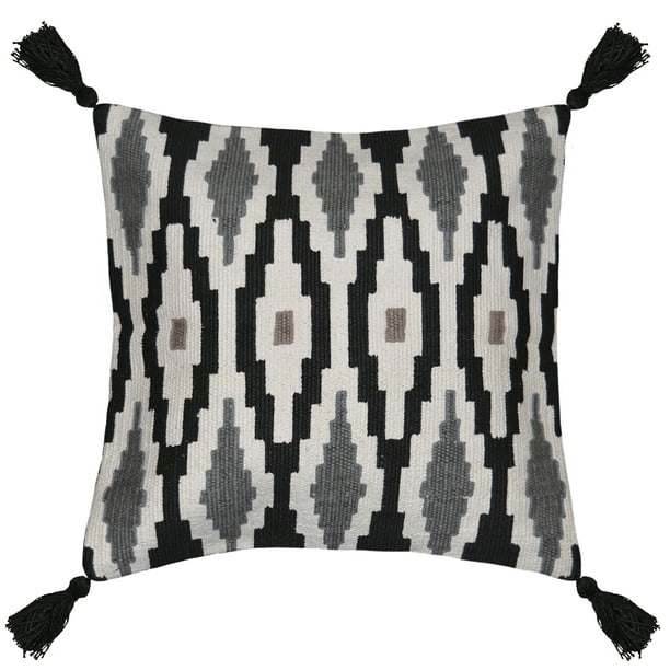 Better Homes and Gardens Sunrise Diamond Decorative Throw Pillow, 17" x 17"