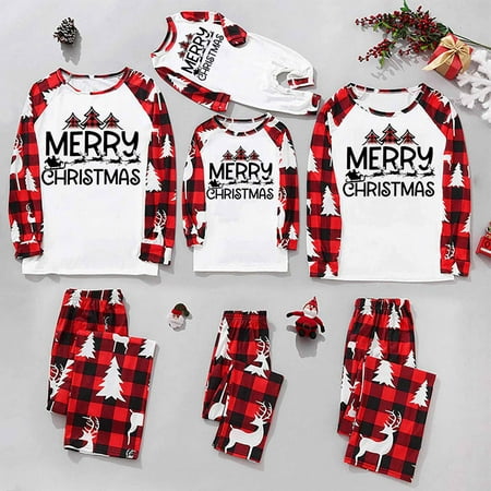 Family Christmas Pajamas Christmas Parent-child Set Plaid Print HomeWear Pajamas Two-piece Child Set
Family Christmas Pajamas Christmas Parent-child Set Plaid Print HomeWear Pajamas Two-piece Child Set