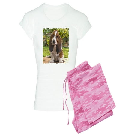 CafePress - BASSET HOUND PUPPY - Women s Light Pajamas
