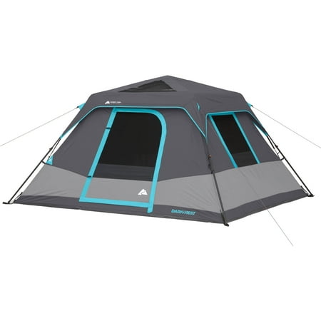 ozark trail tent dark person rest instant cabin walmart