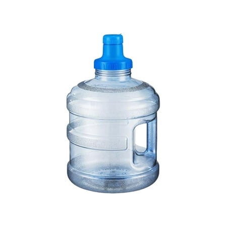 Water Reusable Round Water Bottle with Detachable Cap Food Grade Material Versatile for Home and Office .3L