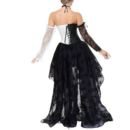 Babysbule Womens Clearance Shapewear Women s Two-Piece Skirt European And American Breast-Supporting Lace Middle-Sleeve Court Corset
Babysbule Womens Clearance Shapewear Women s Two-Piece Skirt European And American Breast-Supporting Lace Middle-Sleeve Court Corset