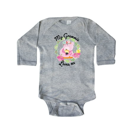 Inktastic Baby Flamingo My Grammie Loves Me with Flower Wreath Gift Baby Boy or Baby Girl Long Sleeve Bodysuit
Inktastic Baby Flamingo My Grammie Loves Me with Flower Wreath Gift Baby Boy or Baby Girl Long Sleeve Bodysuit