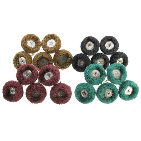 20pcs Set Abrasive Wheel Nylon Buffing Brush Grinding Wheel Rotary Tool 3mmShank
20pcs Set Abrasive Wheel Nylon Buffing Brush Grinding Wheel Rotary Tool 3mmShank
