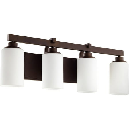 Bathroom Vanity 4 Light With Oiled Bronze Finish Medium Base Bulbs 28 inch 400 Watts
Bathroom Vanity 4 Light With Oiled Bronze Finish Medium Base Bulbs 28 inch 400 Watts