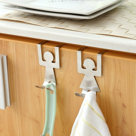 WNG 2Pcs Stainless Kitchen Steel Rack Shaped Hanger Clothes Lovers Storage Tool Hook Housekeeping Organizers
WNG 2Pcs Stainless Kitchen Steel Rack Shaped Hanger Clothes Lovers Storage Tool Hook Housekeeping Organizers