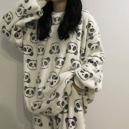 Autumn Winter Warm Flannel Women Pyjamas Sets Thick Coral Velvet Long Sleeve Cartoon Sleepwear Thin Flannel Pajamas Set
Autumn Winter Warm Flannel Women Pyjamas Sets Thick Coral Velvet Long Sleeve Cartoon Sleepwear Thin Flannel Pajamas Set