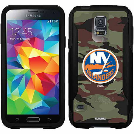 New York Islanders Traditional Camo Design on OtterBox Commuter Series Case for Samsung Galaxy S5