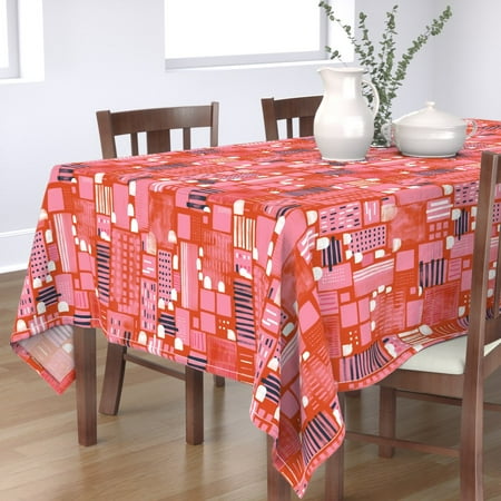 Cotton Sateen Tablecloth 70 x 120 - City Life Whimsical Watercolor Building Pink Red Navy White Architecture Home Lines Painterly Bright Print Custom Table Linens by Spoonflower
Cotton Sateen Tablecloth 70 x 120 - City Life Whimsical Watercolor Building Pink Red Navy White Architecture Home Lines Painterly Bright Print Custom Table Linens by Spoonflower
