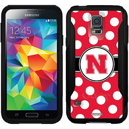 Nebraska Polka Dots Design on OtterBox Commuter Series Case for Samsung Galaxy S5