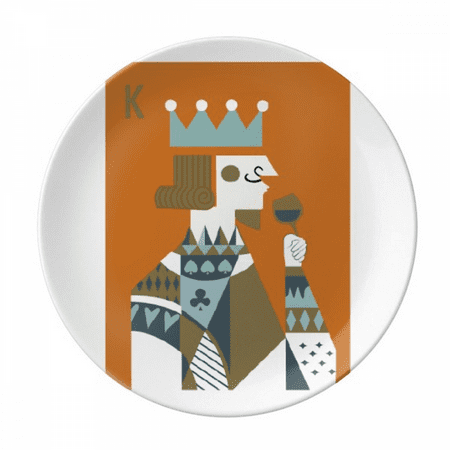 Playing Cards K Illustration Pattern Plate Decorative Porcelain Salver Tableware Dinner Dish
Playing Cards K Illustration Pattern Plate Decorative Porcelain Salver Tableware Dinner Dish