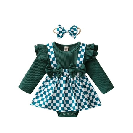 AmShibel Baby Girls Long Sleeve Romper Patchwork Print Ruffle Jumpsuit Bodysuit Princess Spring Autumn Outfits
AmShibel Baby Girls Long Sleeve Romper Patchwork Print Ruffle Jumpsuit Bodysuit Princess Spring Autumn Outfits