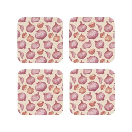 Drink Coasters Set of 4 Onion Pattern funny Leather Coasters for Coffee Table Protector Heat Resistant Cute Coasters for Home Decor Housewarming Gifts Bar Kitchen 4 Inch Square
Drink Coasters Set of 4 Onion Pattern funny Leather Coasters for Coffee Table Protector Heat Resistant Cute Coasters for Home Decor Housewarming Gifts Bar Kitchen 4 Inch Square