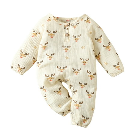 EUMODR Long Sleeve Baby Girl Outfits Baby Girl Outfits Fall Boys Girls Long Sleeve Winter Christmas Deer Prints Jumpsuit Romper
EUMODR Long Sleeve Baby Girl Outfits Baby Girl Outfits Fall Boys Girls Long Sleeve Winter Christmas Deer Prints Jumpsuit Romper