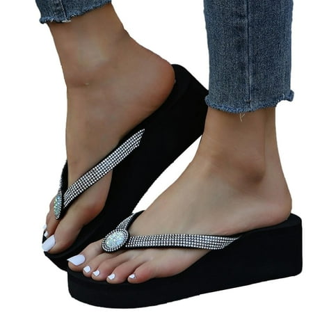 Flip Flops for Women Girls Slip On Thong Slide Sandals - Summer Dressy Bohemian Travel Flat Sandals Cute Low Wedge Summer Open Toe Sandal Shoes
Flip Flops for Women Girls Slip On Thong Slide Sandals - Summer Dressy Bohemian Travel Flat Sandals Cute Low Wedge Summer Open Toe Sandal Shoes