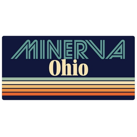 Minerva Ohio 5 x 2.5-Inch Fridge Magnet Retro Design
