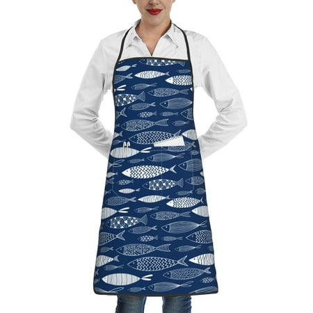 Easygdp Ornamental Fish Apron Waterdrop Resistant with 2 Pockets Oil Resistant Cooking Kitchen Chef Apron for Women Men
Easygdp Ornamental Fish Apron Waterdrop Resistant with 2 Pockets Oil Resistant Cooking Kitchen Chef Apron for Women Men