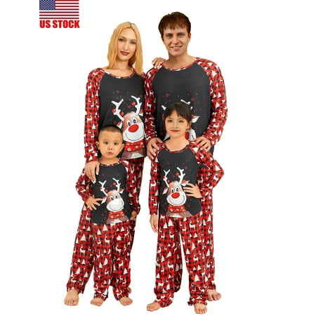 Sunisery Christmas Matching Family Pajamas Classic Casual Xmas Sleepwear Pjs Set for Mom Dad Kid Baby
Sunisery Christmas Matching Family Pajamas Classic Casual Xmas Sleepwear Pjs Set for Mom Dad Kid Baby