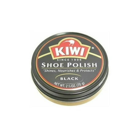 Kiwi Shoe Polish Paste 2.5 Oz Black By Zixzax