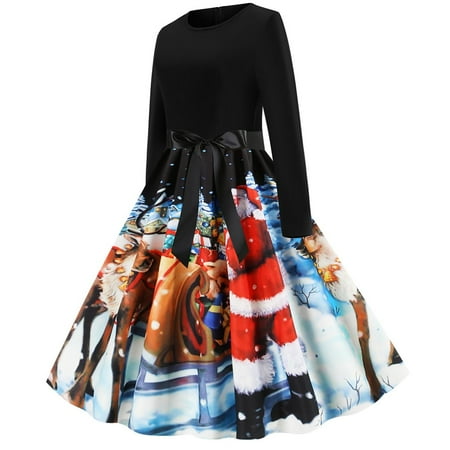 Aueoeo Winter Dresses for Women 2022 Plus Size Dresses for Women 2022 Work Christmas Women Retro Print Patchwork Long Sleeve Evening Round Neck Zipper Party Prom Vintage Dress
Aueoeo Winter Dresses for Women 2022 Plus Size Dresses for Women 2022 Work Christmas Women Retro Print Patchwork Long Sleeve Evening Round Neck Zipper Party Prom Vintage Dress