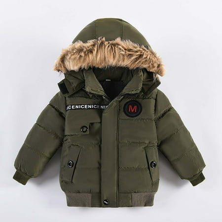 Paiwinds Toddler Baby Boys Cute Fashion Solid Color Winter Hoodie Keep Warm Cotton Clothes Thick Coat Green 2-3 Years
Paiwinds Toddler Baby Boys Cute Fashion Solid Color Winter Hoodie Keep Warm Cotton Clothes Thick Coat Green 2-3 Years