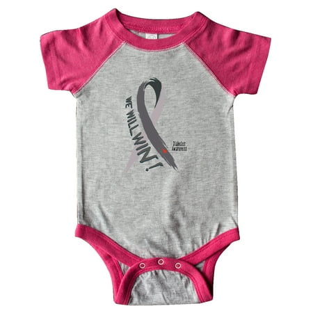 Inktastic We Will Win Diabetes Awareness with Ribbon Gift Baby Boy or Baby Girl Bodysuit
Inktastic We Will Win Diabetes Awareness with Ribbon Gift Baby Boy or Baby Girl Bodysuit