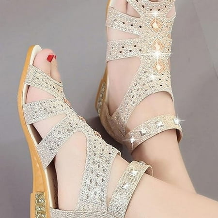 HOLXI 2024 Women s Rhinestone Wedge Low Heel Sandals Sequins Peep Toe Pumps Ladies Back Zipper Dress Shoes for Prom
HOLXI 2024 Women s Rhinestone Wedge Low Heel Sandals Sequins Peep Toe Pumps Ladies Back Zipper Dress Shoes for Prom