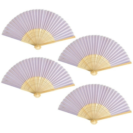 Thy Collectibles Pack of 4 Handheld Paper and Bamboo Folding Fans for Wedding Party Church Festivals Home and DIY Decoration (Lavender)
Thy Collectibles Pack of 4 Handheld Paper and Bamboo Folding Fans for Wedding Party Church Festivals Home and DIY Decoration (Lavender)