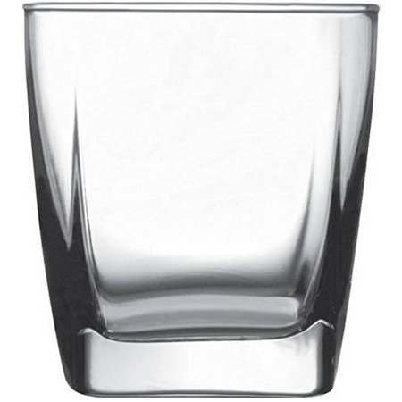 Circleware CG Society Square "Ice Cube" Double Old Fashioned Whiskey Glass Drink
