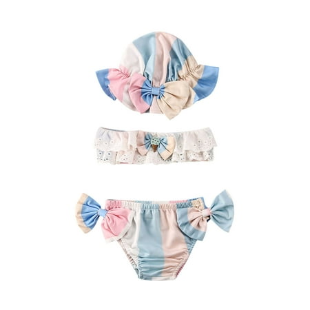 Izhansean Newborn Infant Baby Girls 3PCS Bikini Swimsuit Floral Swimwear Bathing Suit Blue 18-24 Months
Izhansean Newborn Infant Baby Girls 3PCS Bikini Swimsuit Floral Swimwear Bathing Suit Blue 18-24 Months