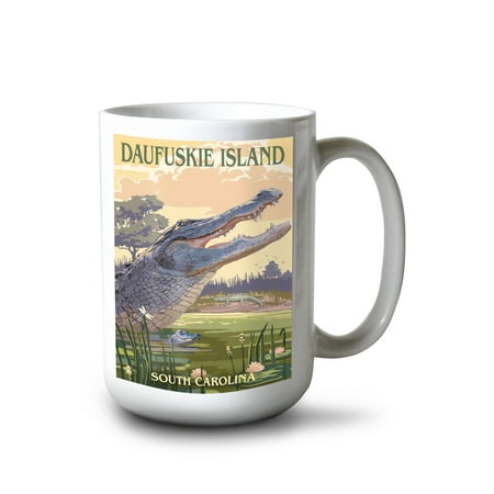 Lantern Press 15 fl oz Ceramic Mug Daufuskie Island South Carolina Sea Turtle Contour Dishwasher & Microwave Safe
Lantern Press 15 fl oz Ceramic Mug Daufuskie Island South Carolina Sea Turtle Contour Dishwasher & Microwave Safe