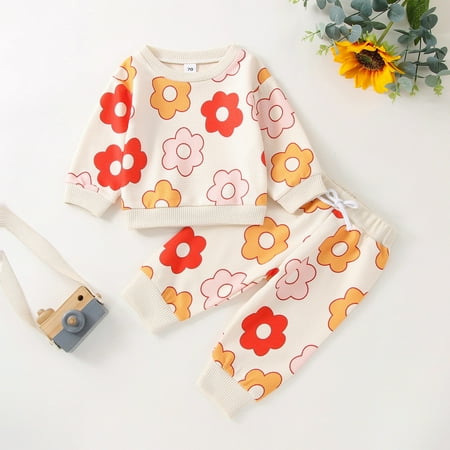 FZM Christmas Toddler Kids Baby Girls Long Sleeve Flower Floral Print Sweatshirt Blouse Tops Cute Pant Trousers Sleepwear Outfit Set Clothes 2PCS
FZM Christmas Toddler Kids Baby Girls Long Sleeve Flower Floral Print Sweatshirt Blouse Tops Cute Pant Trousers Sleepwear Outfit Set Clothes 2PCS