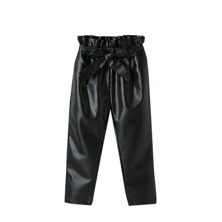 JBEELATE Little Girl Pu Leather Pants Fall Winter Warm Solid Ruffle High Waist Lined Long Pants Leggings with Belt Outfit
JBEELATE Little Girl Pu Leather Pants Fall Winter Warm Solid Ruffle High Waist Lined Long Pants Leggings with Belt Outfit