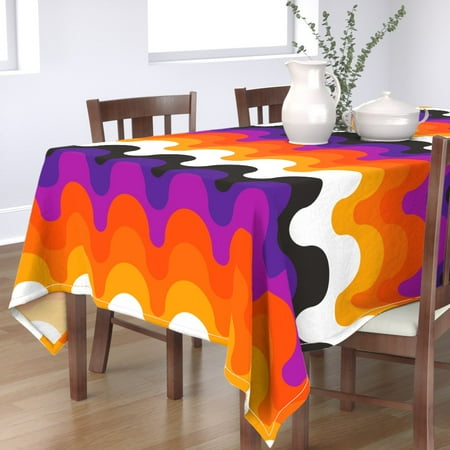 Cotton Sateen Tablecloth 70 x 144 - Retro 70S Mod Rainbow Print Custom Table Linens by Spoonflower
Cotton Sateen Tablecloth 70 x 144 - Retro 70S Mod Rainbow Print Custom Table Linens by Spoonflower