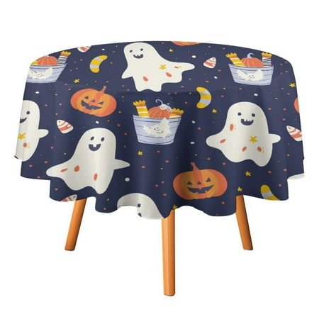 JINGDS Adorable Ghosts Halloween Candy Bucket-1 Round Table Cloth Halloween Tablecloth Thanksgiving Day Table Cloth Round Cover Circle Tablecloth for Halloween Thanksgiving Fall Party
JINGDS Adorable Ghosts Halloween Candy Bucket-1 Round Table Cloth Halloween Tablecloth Thanksgiving Day Table Cloth Round Cover Circle Tablecloth for Halloween Thanksgiving Fall Party
