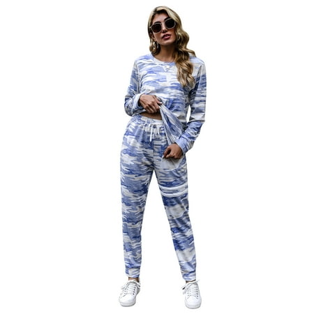 Doaraha Women s Camouflage Sweatsuit Pajama Set Long Sleeve Loungewear Sleepwear with Pockets
Doaraha Women s Camouflage Sweatsuit Pajama Set Long Sleeve Loungewear Sleepwear with Pockets
