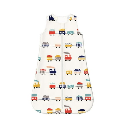 Rateoe Colorful Trains Print Cotton Baby Sleep Sack Baby Sleeping Bag with Two-Way Zipper Wearable Blanket for Newborn Baby Boys and Girls-X-Large
Rateoe Colorful Trains Print Cotton Baby Sleep Sack Baby Sleeping Bag with Two-Way Zipper Wearable Blanket for Newborn Baby Boys and Girls-X-Large
